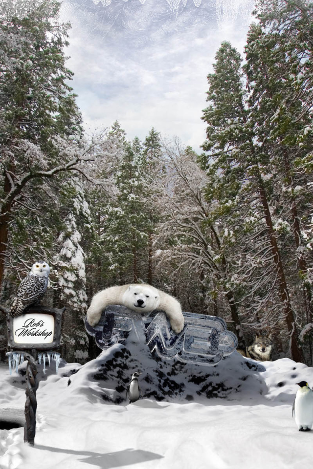 Зимний креатив