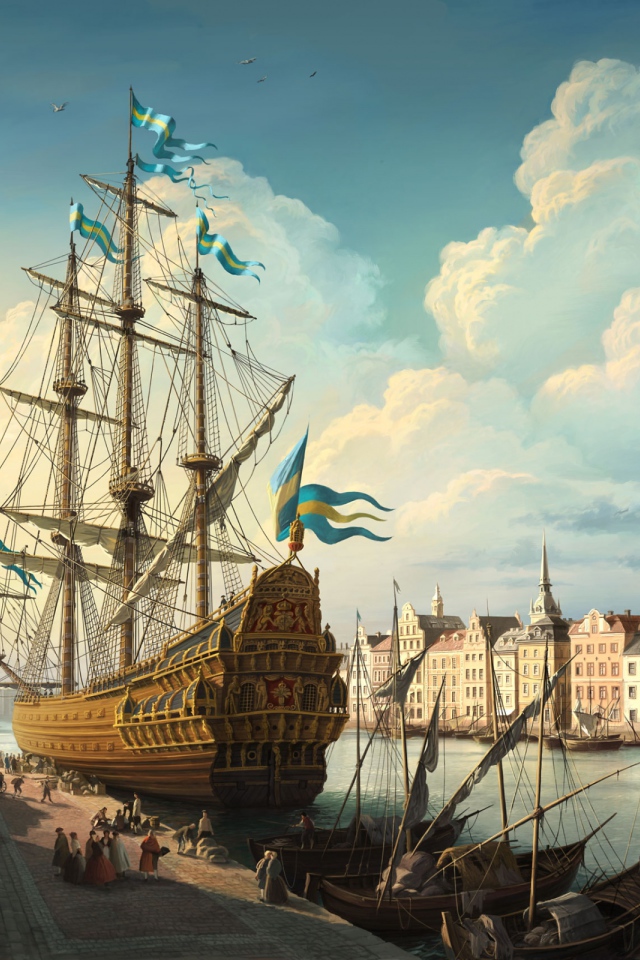 Корабль 18 века