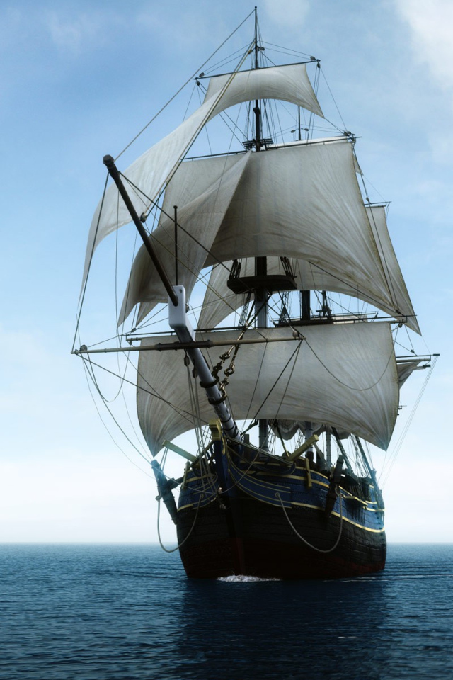 Большой парусник