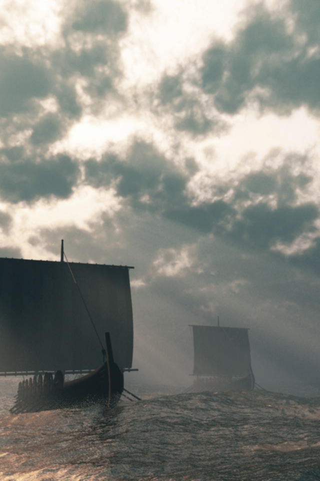 Лодки викингов