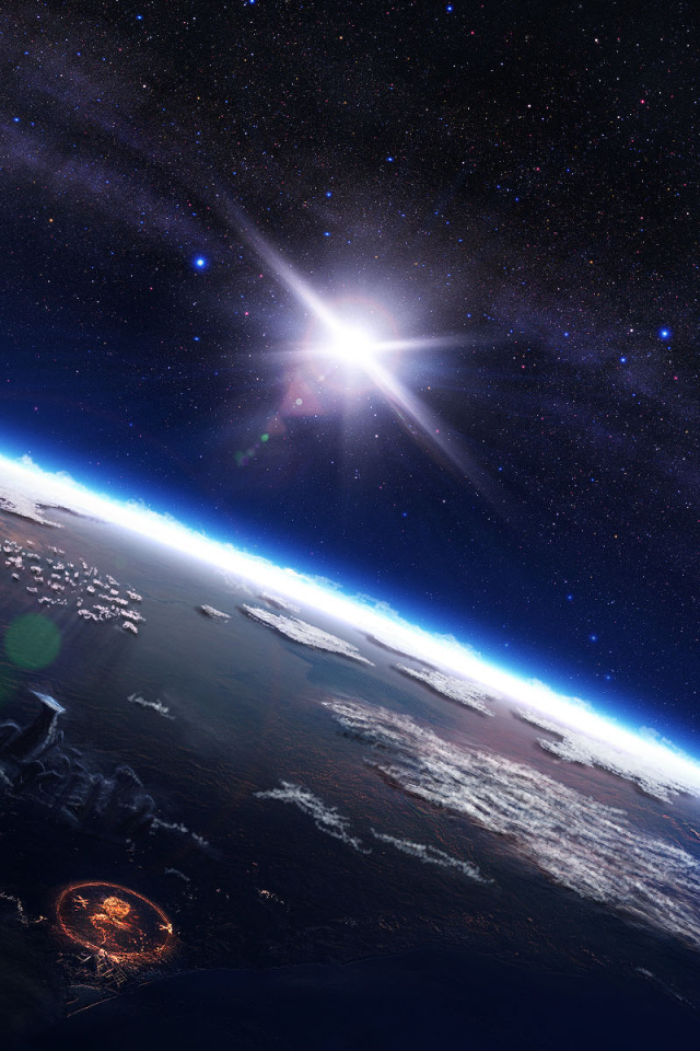 Ядерная война Вид с орбиты Земли