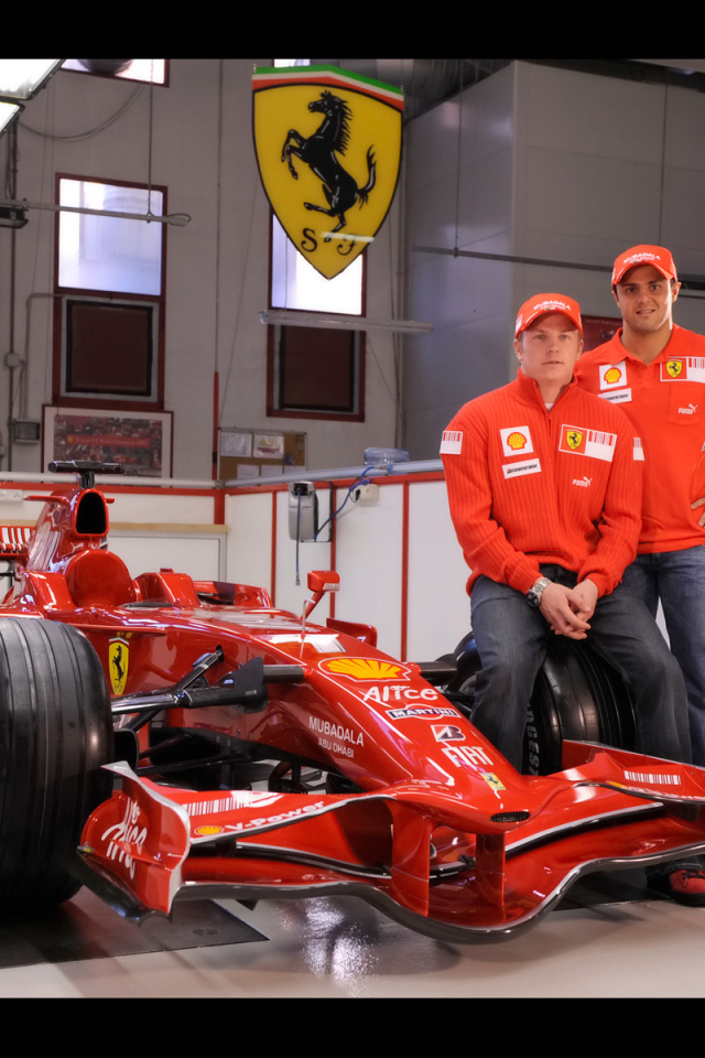 Кими и феррари ф1