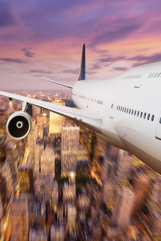 Полет над мегаполисом