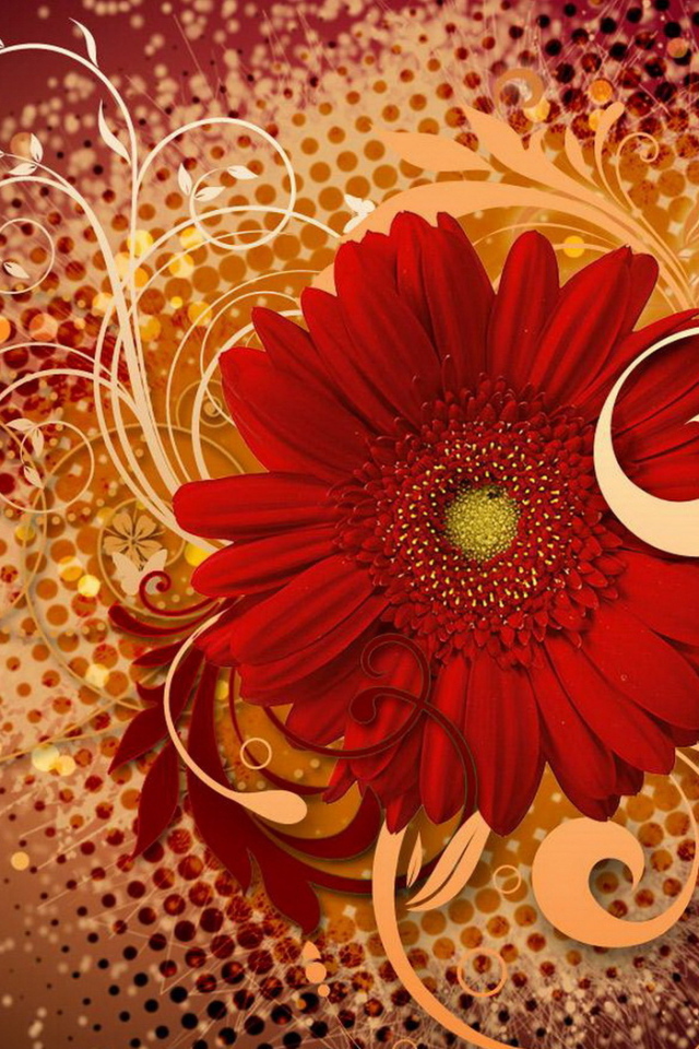 Яркие цветы