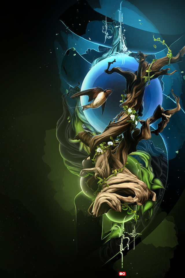 Вьющееся дерево