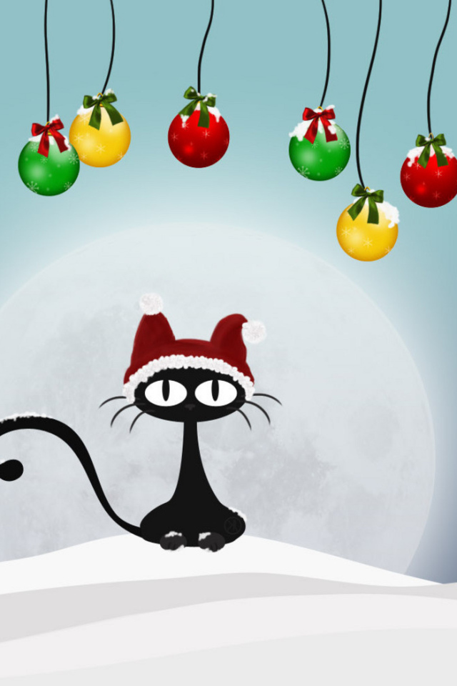 Праздничный кот