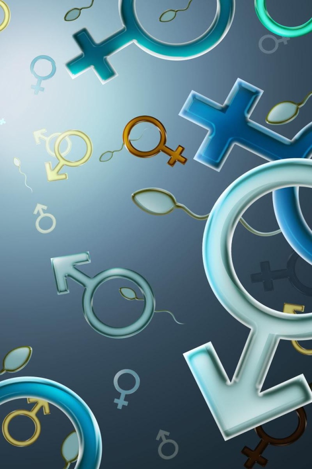 Мужской и женские знаки