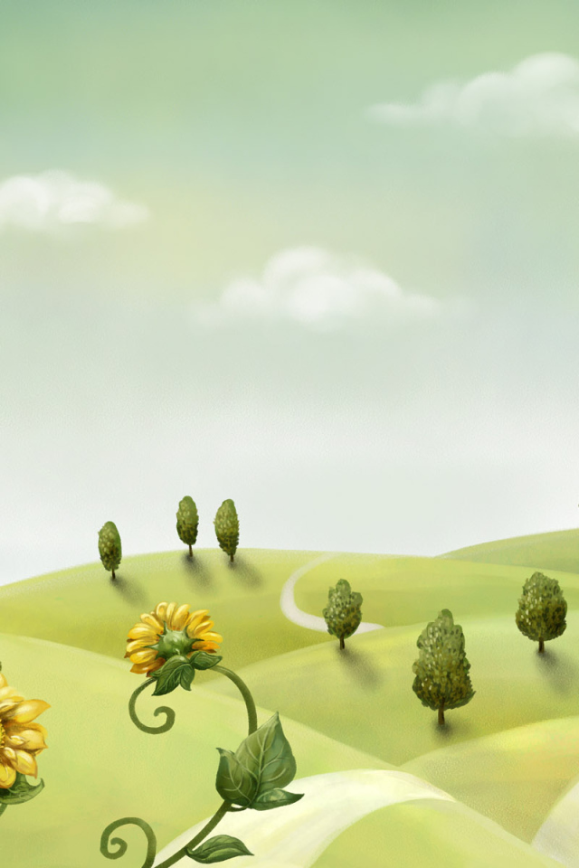 Деревенский пейзаж