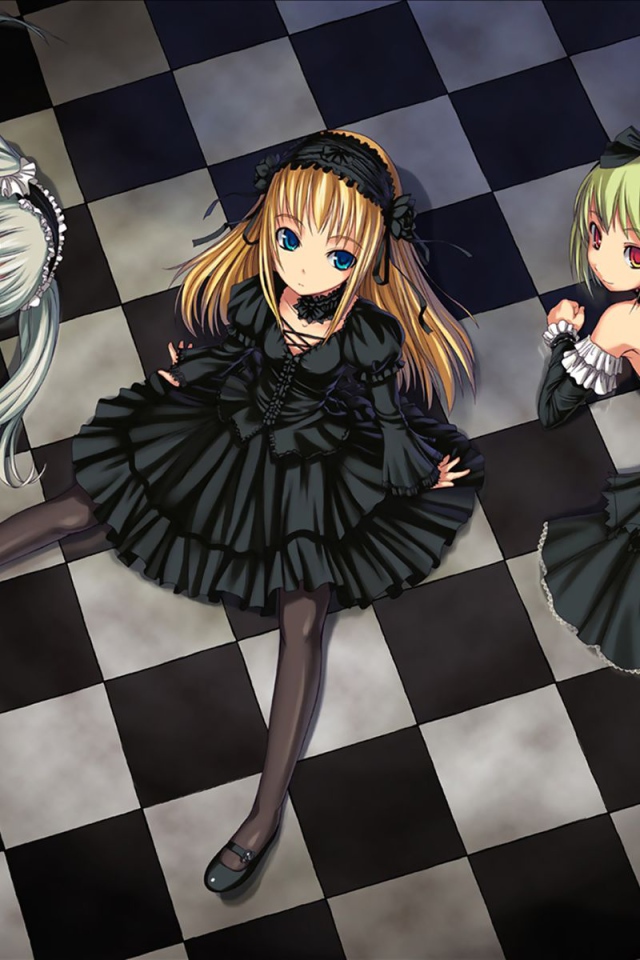 Клетчатый пол