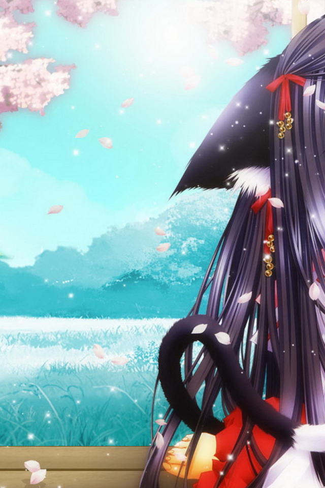 Девочка и кошка