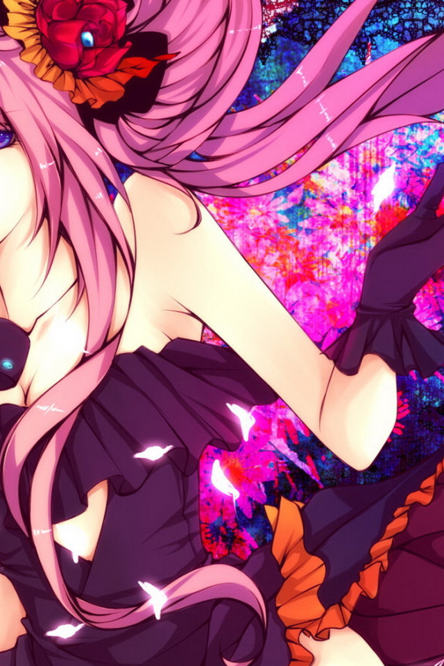 Девушка в вечернем платье