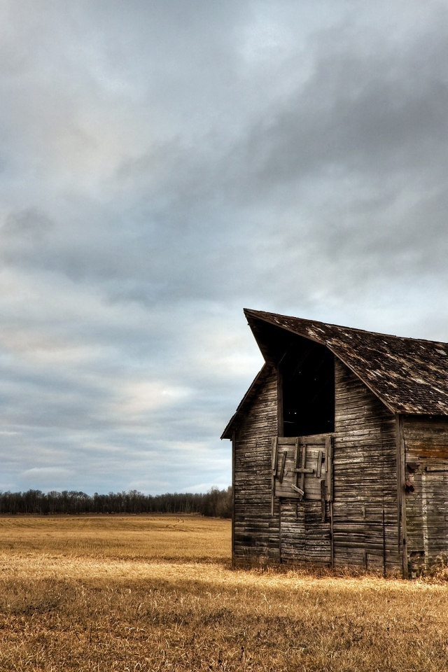 Сарай в поле