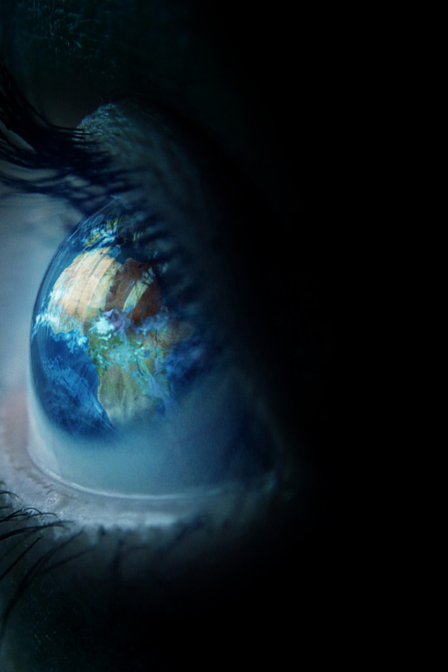 Красивые голубые глаза