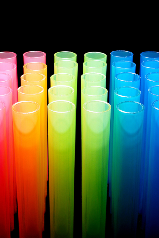 Разноцветные трубки