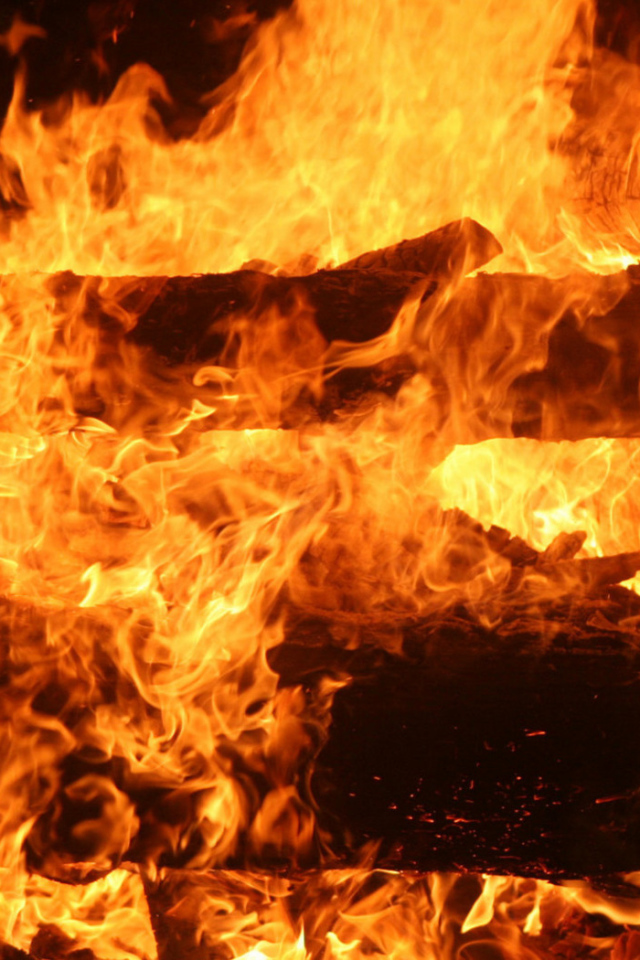 Пламя костра