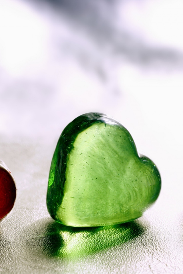 Разноцветные сердца