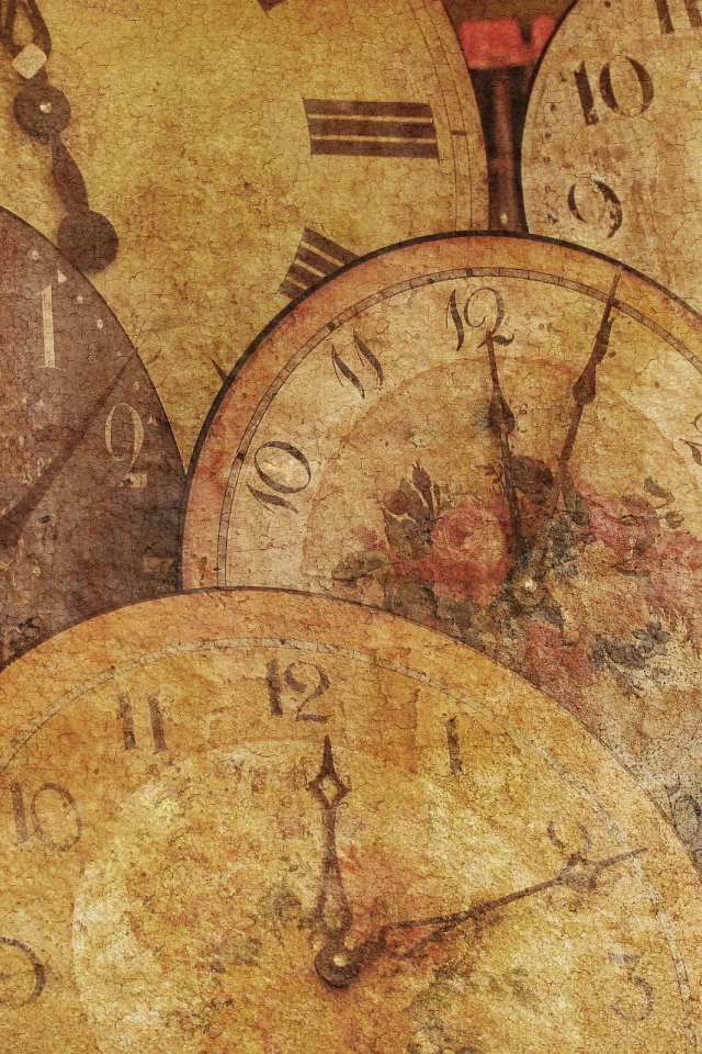 Рисованные часы