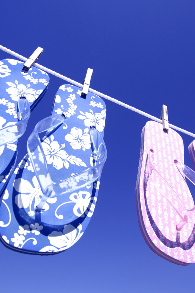 Тапочки на веревке