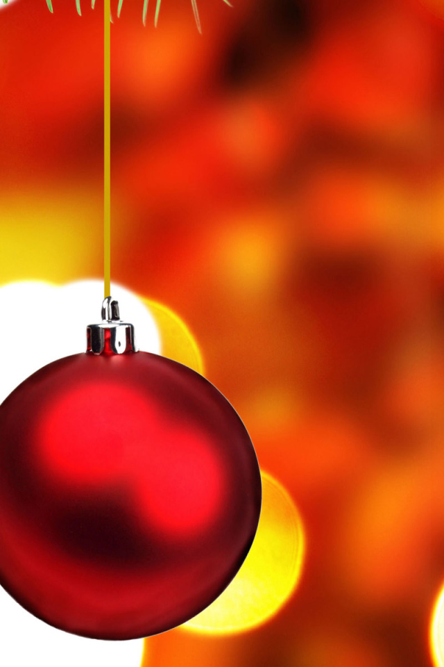 Красный шарик на Новый Год 2011