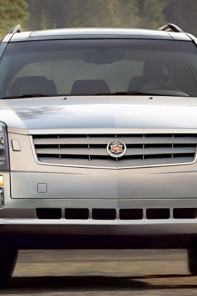 Кадиллак СРХ в лесном массиве