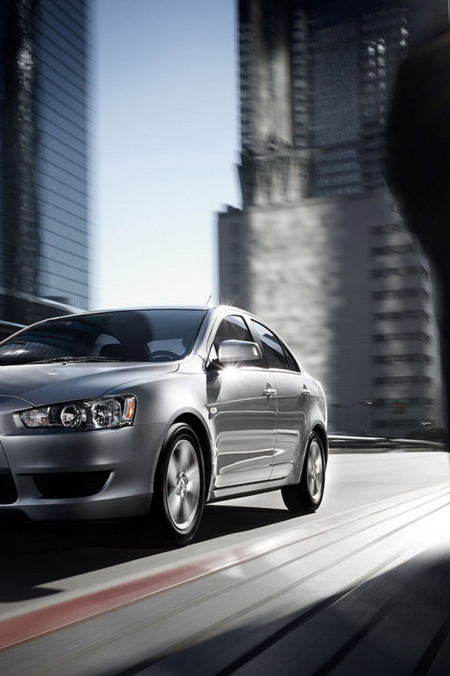 Mitsubishi Lancer in City