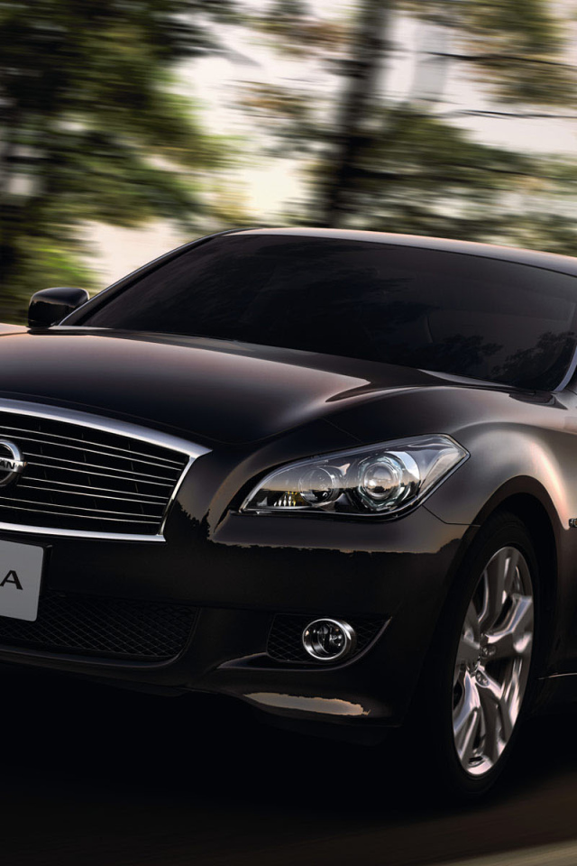 Nissan Fuga на прогулке