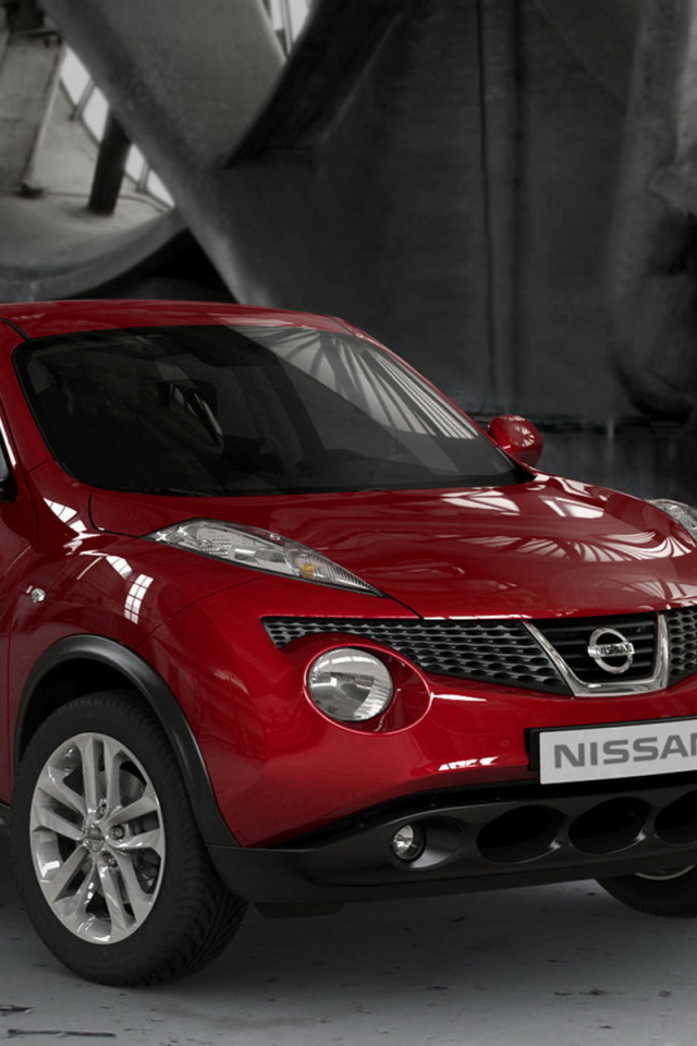 Ниссан Джук в красном цвете
