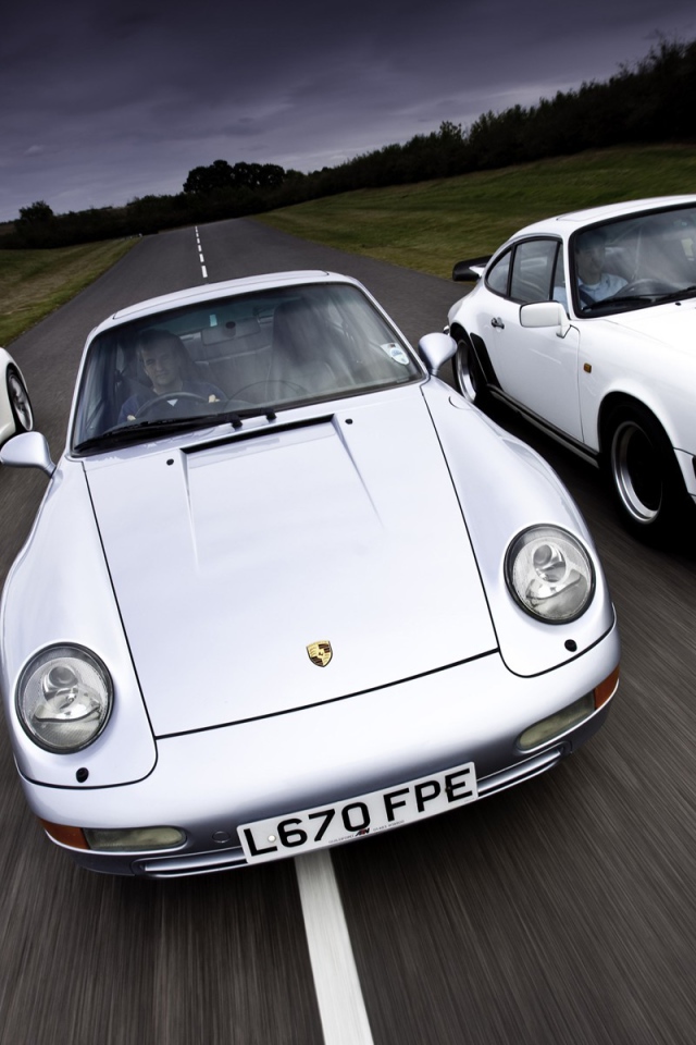 Белый Porsche