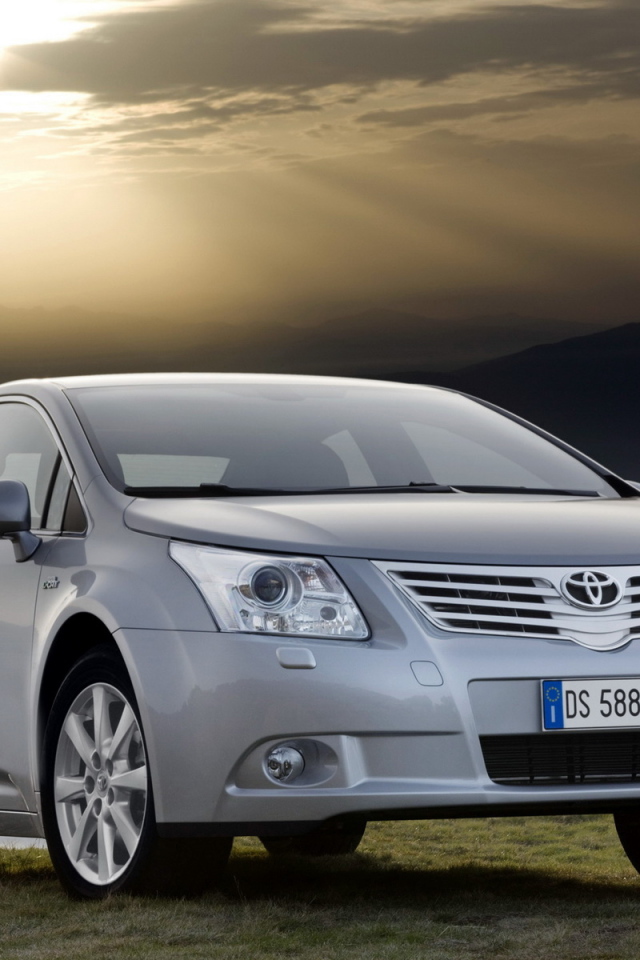 Toyota Avensis на возвышенности