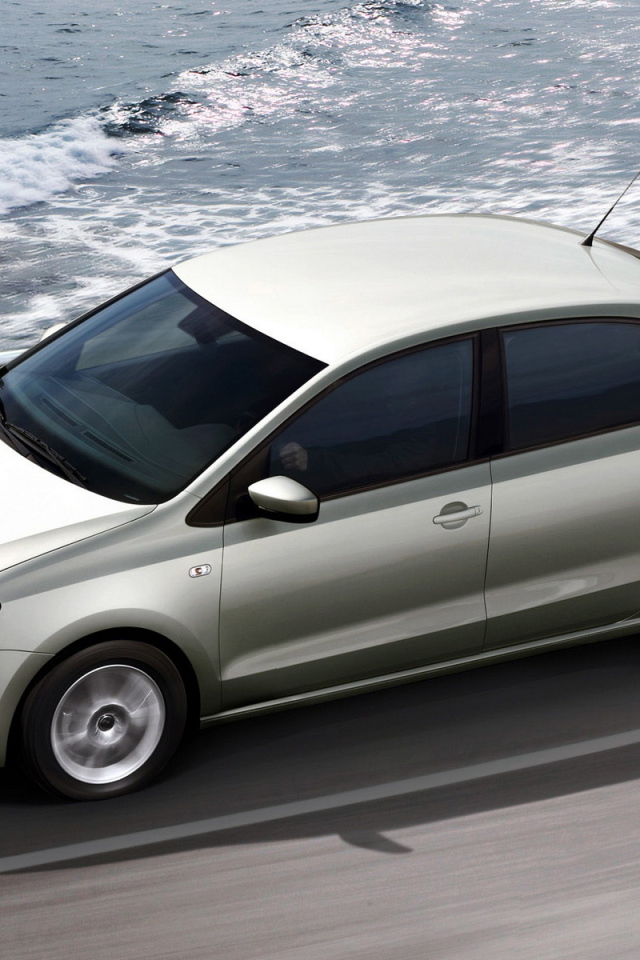 Фольксваген Поло в движении