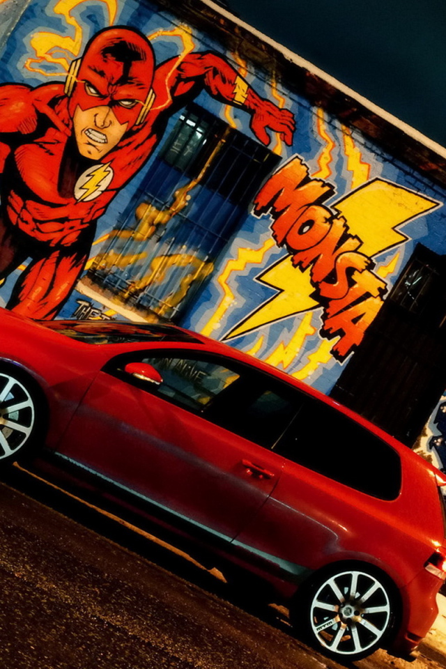 Volkswagen Golf GTI на улицах города