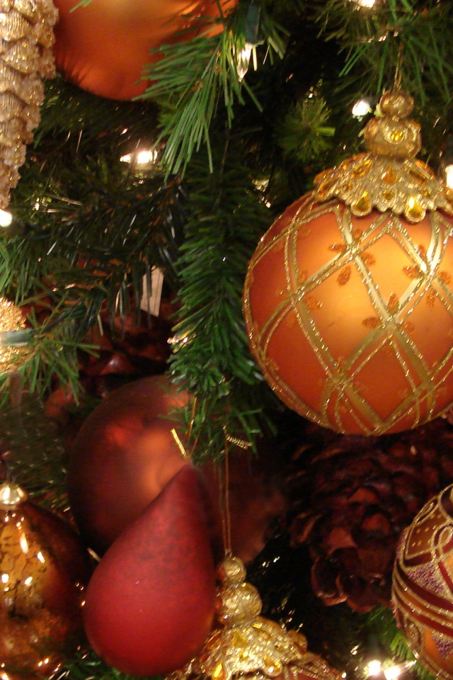 Красивая елка на Рождество