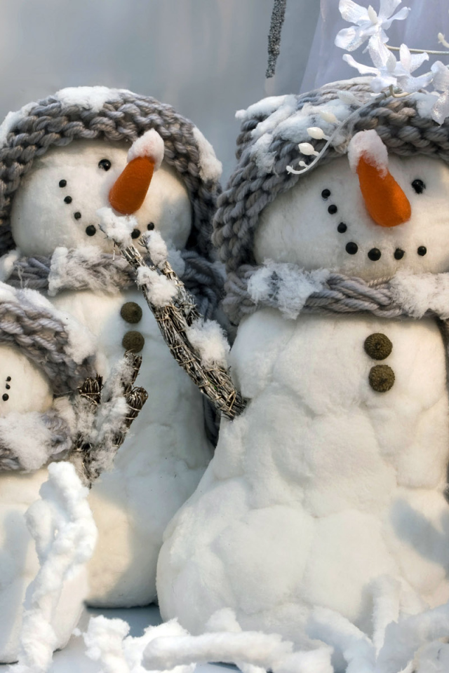 Снеговики на Рождество