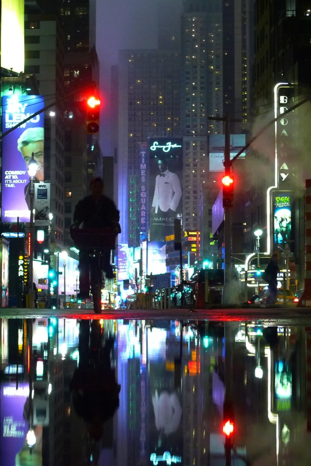 Огни ночного города