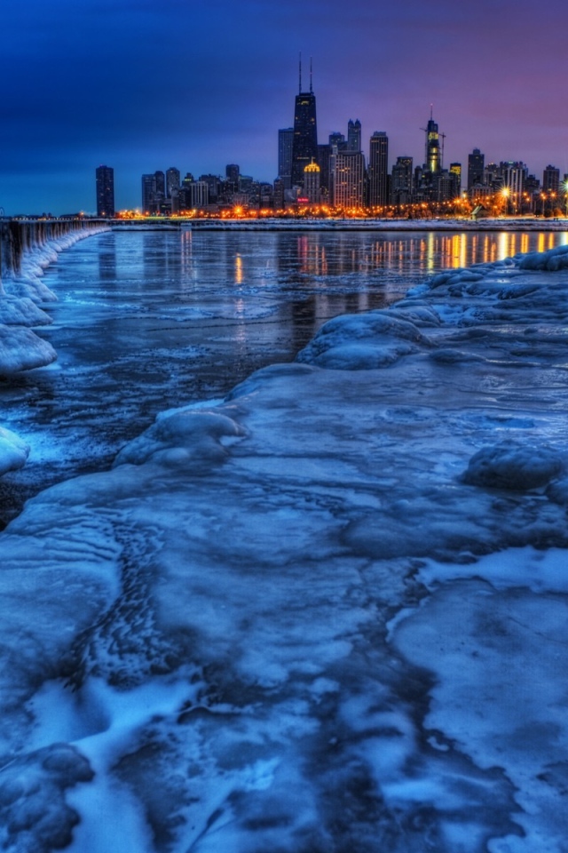 Мегаполис зимой