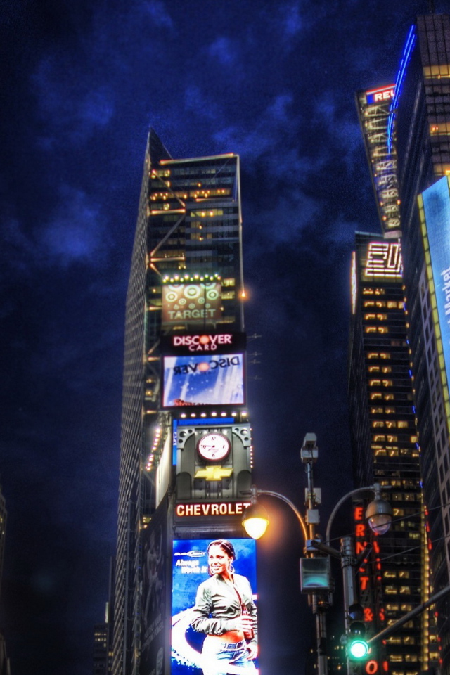 Ночной свет мегаполиса