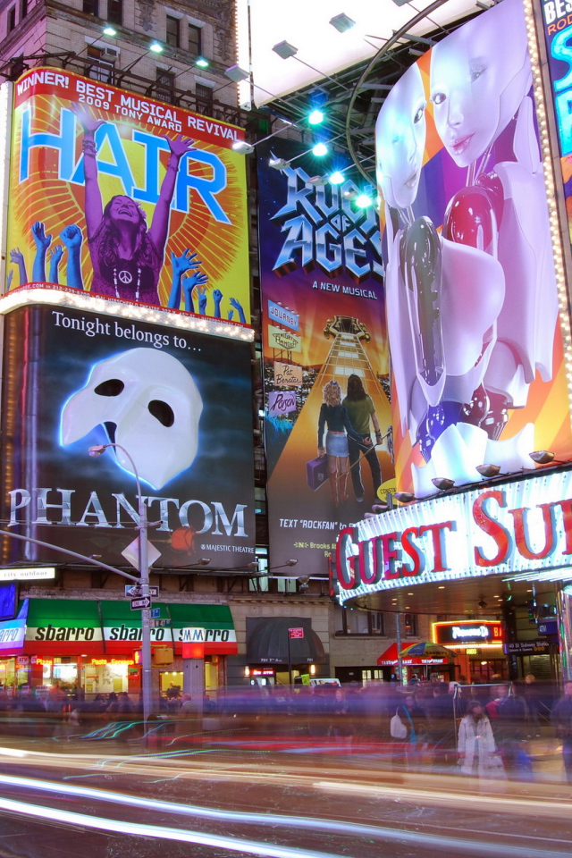 Tаймс Cквер. Hью-йорк