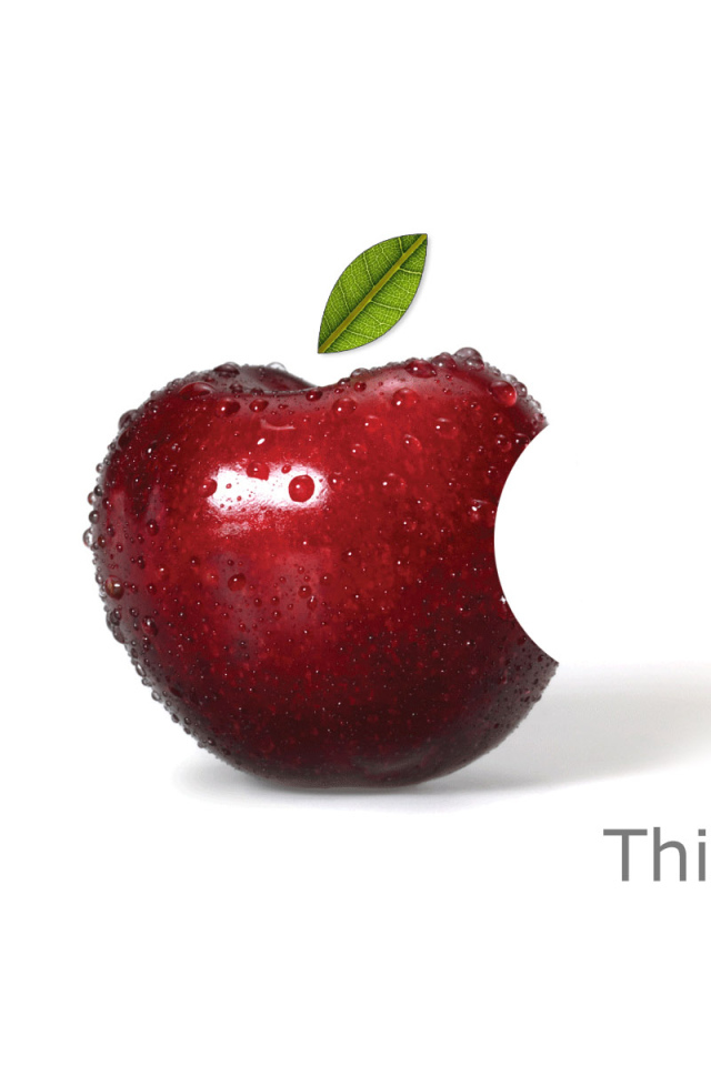 Надкусанное яблоко