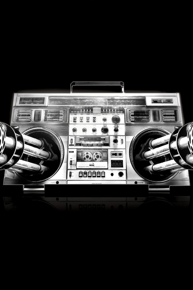 Магнитофон пулемет