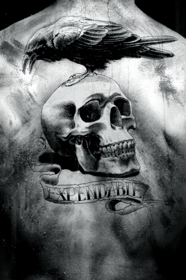 Тату на спине