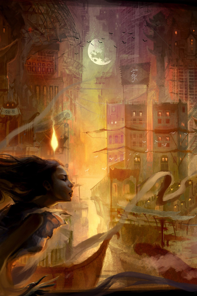 Ночной Шанхай