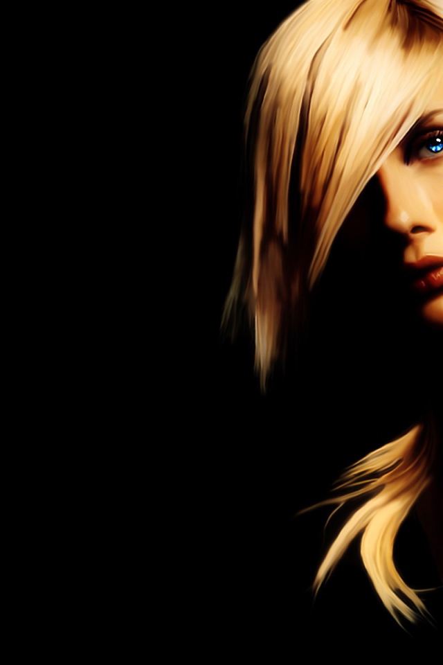 Девушка с голубыми глазами