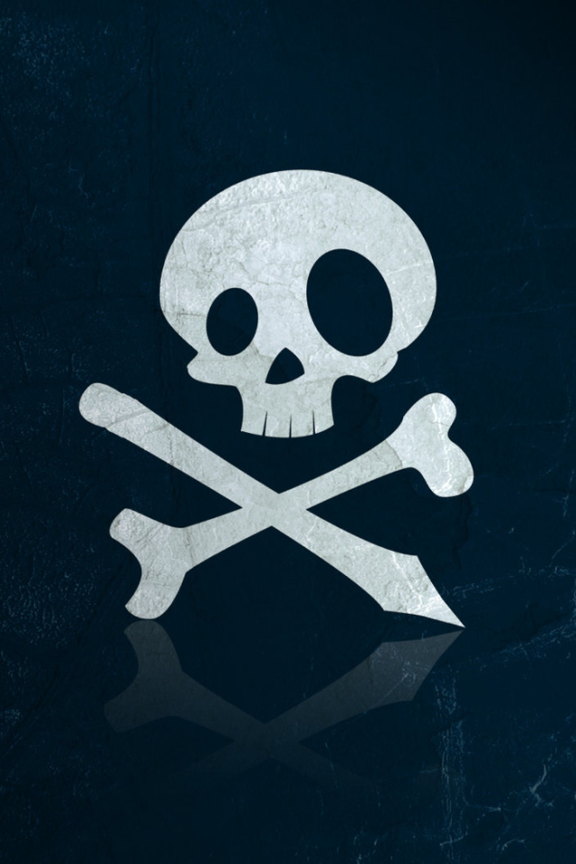 The bones and skull Jolly Roger