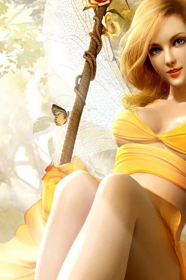 Фея на качелях