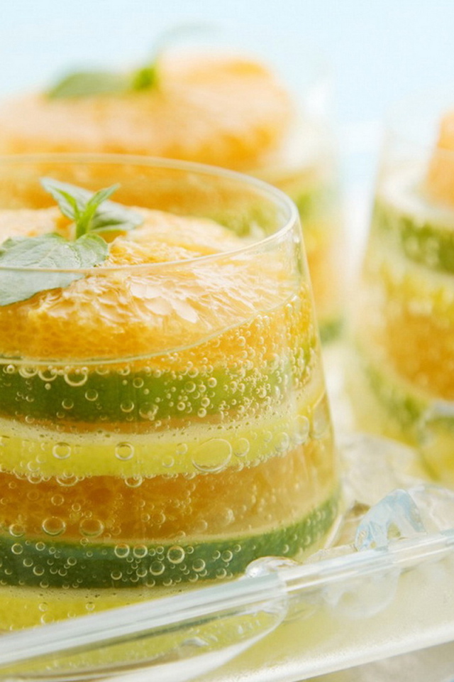 Фрукты в желе