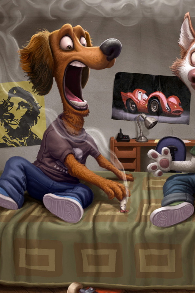 Обкуренные собаки