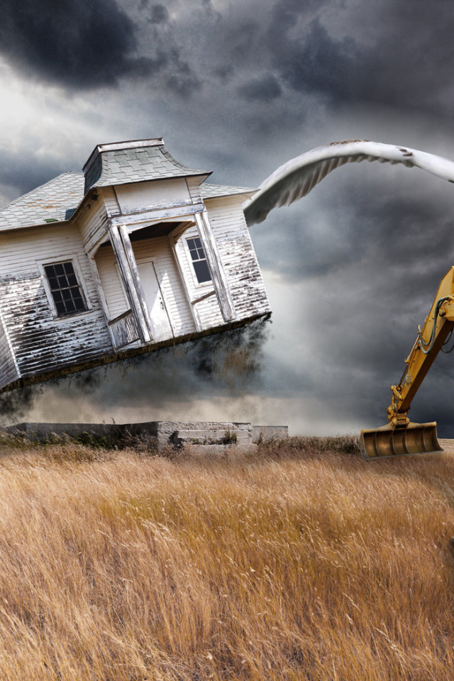 Улетающий дом