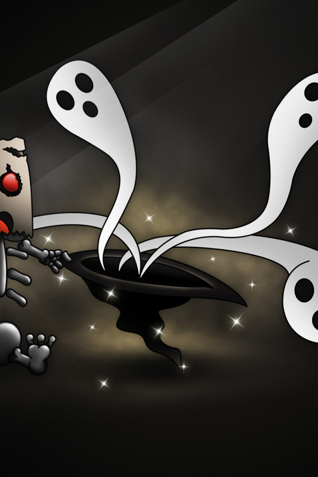 Скелет и привидения