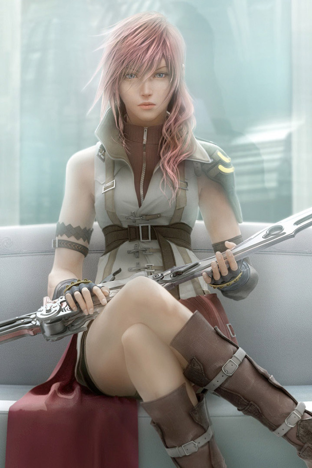 Final Fantasy Девушка с мечом