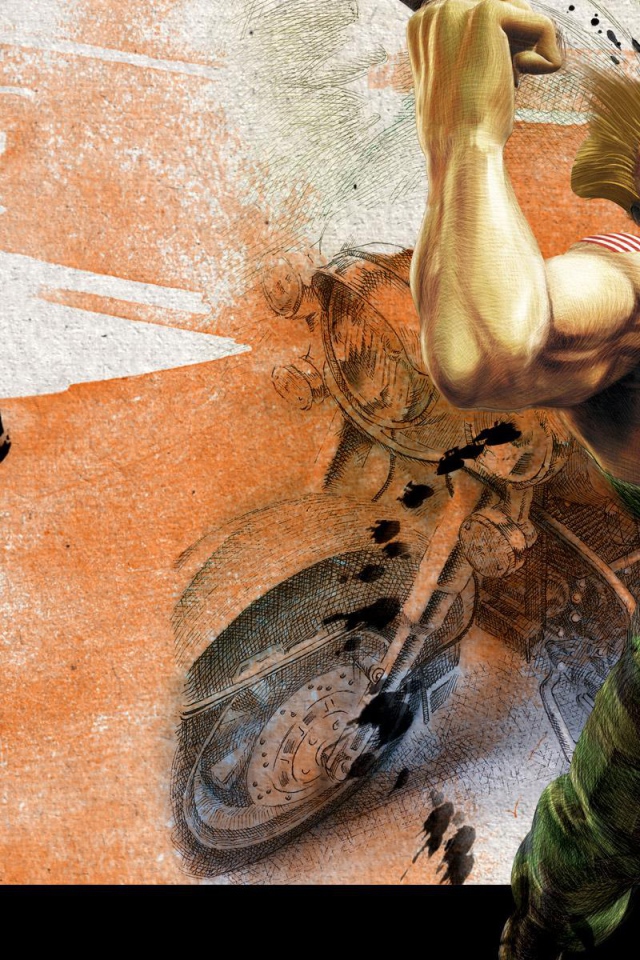 Guile Street Fighter 4 файтинг